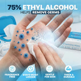 Refreshify 75% Alcohol Wipes – 800 Count, 7.1" × 5.5"
