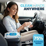 Refreshify 75% Alcohol Wipes – 800 Count, 7.1" × 5.5"
