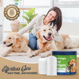 Refreshify Fresh Mint Dental Wipes for Dogs & Cats – 100 Count