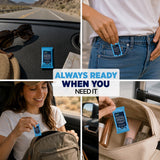 Refreshify Mini Flushable Travel Wipes – 144 Count, 24 Pocket Packs