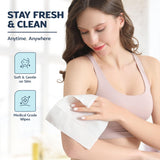 Refreshify XL No-Rinse Body Wipes – 240 Count, 12" × 8"