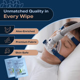 Refreshify Unscented CPAP Mask Wipes – 320 Count + 8 Travel Wipes