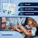 Refreshify 75% Alcohol Wipes – 320 Count + 12 Travel Wipes