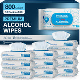 Refreshify 75% Alcohol Wipes – 800 Count, 7.1" × 5.5"