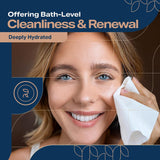 Refreshify XL No-Rinse Body Wipes – 200 Count, 12" × 8"