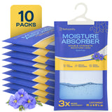 Refreshify Blue Flax Hanging Moisture Absorber Bags – 10 Pack