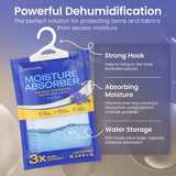 Refreshify Blue Flax Hanging Moisture Absorber Bags – 10 Pack