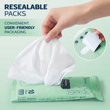 Refreshify XL No-Rinse Body Wipes – 100 Count, 12" × 8"