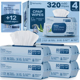 Refreshify Unscented CPAP Mask Wipes – 320 Count + 8 Travel Wipes