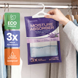 Refreshify Lavender Hanging Moisture Absorber Bags – 10 Pack