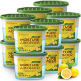 Refreshify Lemon Scent Moisture Absorber Tubs – 12 Pack, 7.5 oz