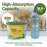 Refreshify Lemon Scent Moisture Absorber Tubs – 6 Pack, 7.5 oz