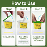 Refreshify Lemon Scent Moisture Absorber Tubs – 12 Pack, 7.5 oz