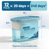 Refreshify Ocean Scent Moisture Absorber Tubs – 12 Pack, 7.5 oz